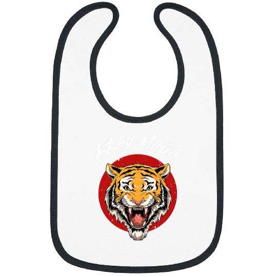 Tiger Gift Mens Tiger Krav Maga Israel Martial Arts Fighter Bibs