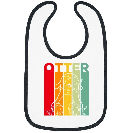 Otters vintages Sunset Otter Love Bibs