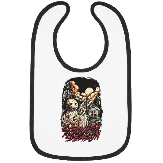 Spooky Season Scarecrow Happy Halloween97 Bibs