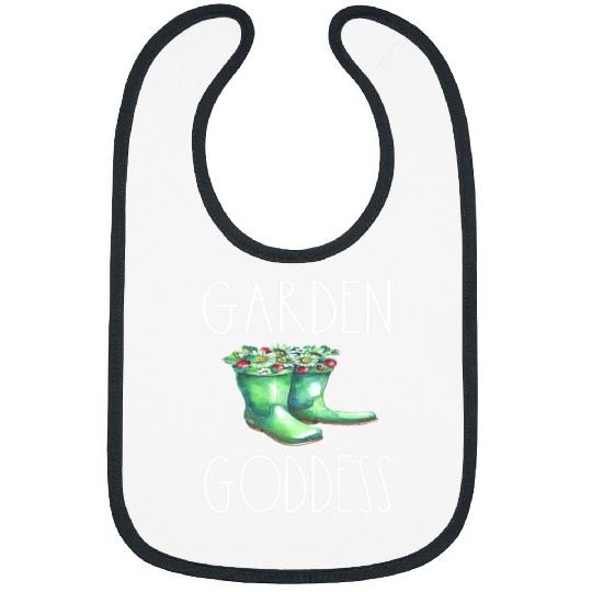 Funny Garden Goddess Flower Gardening Vegetable Gardener Bibs