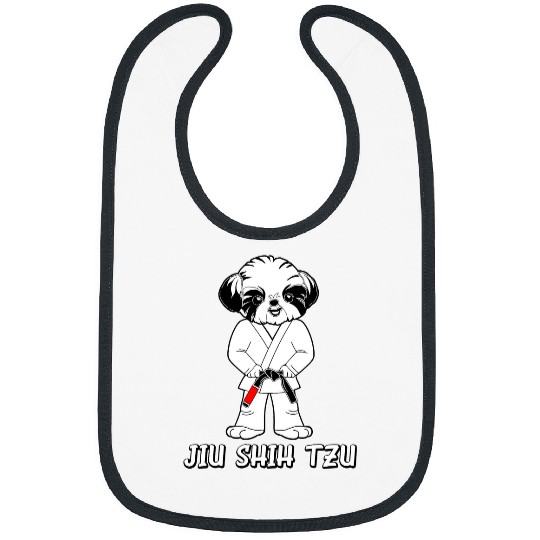 Jiu Jitsu BJJ Shih Tzu Martial Arts Practitioner Bibs
