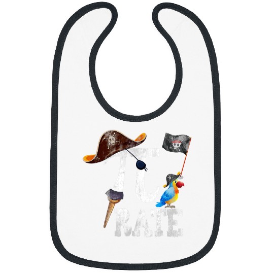 PiRate Pi Day Mathematician Math Geek Pirate Lover 1 Bibs