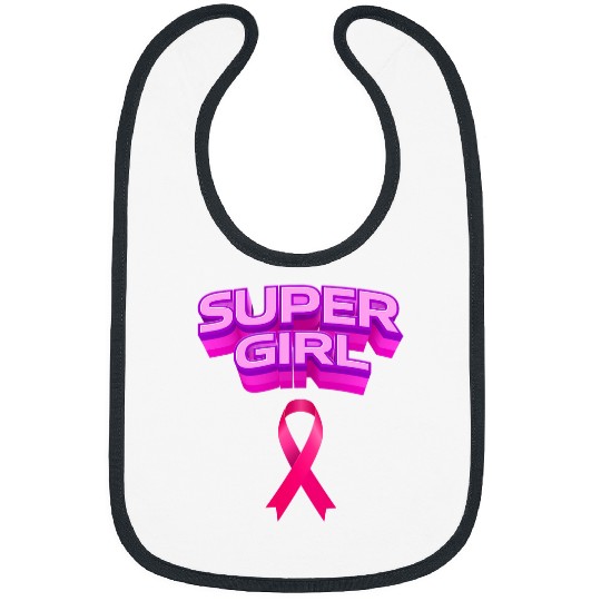 Cool Super Girl Power Illustration Novelty Graphic Designs Bibs