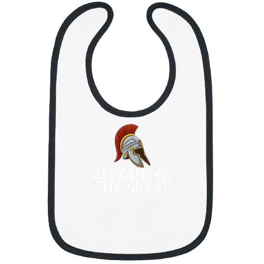 Alexander The Great World Tour Ancient Greek History 3 Bibs