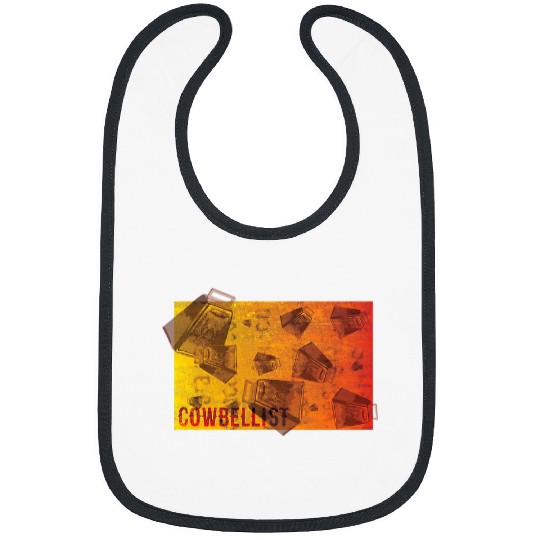 Cowbellist Percussion Band Orchestra Session Music Kids Bibs
