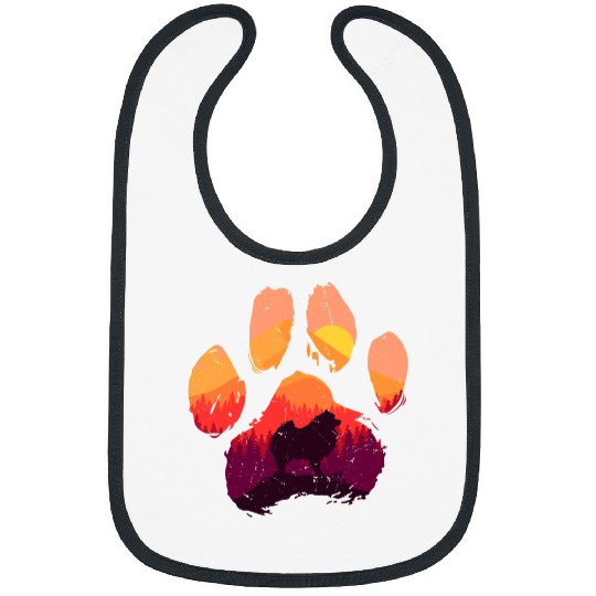 Paw Pomchi Dog Mom Dad Men Women Bibs