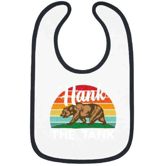 Funny Bear Lake Tahoe californias Flag Save Hank The Tank Cute Bears Bibs