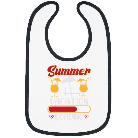 Summer Vacation Loading Last Day Of School Teacher Student Bibs