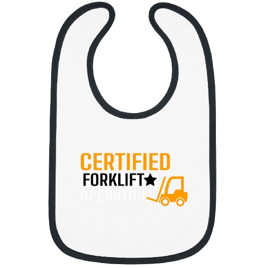 Certified Forklift Operator Forklift Driver Forklifting Mens 10 Bibs