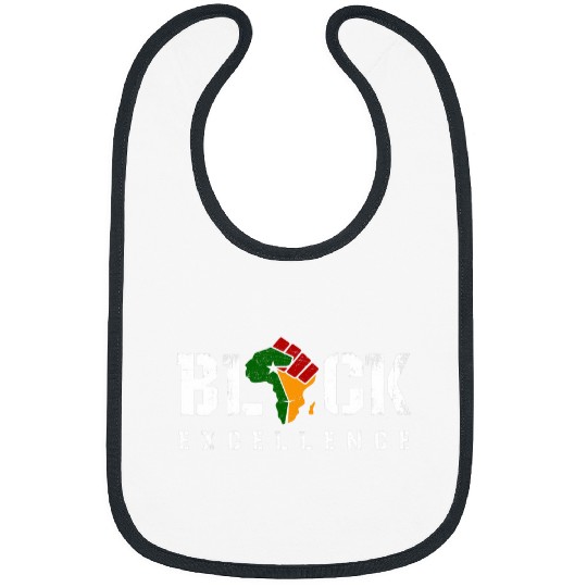 Black Excellence Power African Pride History Month Africa Bibs
