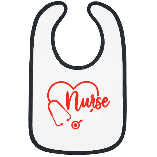 Registered nurses 2024 RN nurses Est2024 Nursing Student Bibs