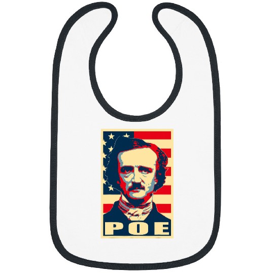 Edgar Allan Poe American Propaganda Pop Art Bibs