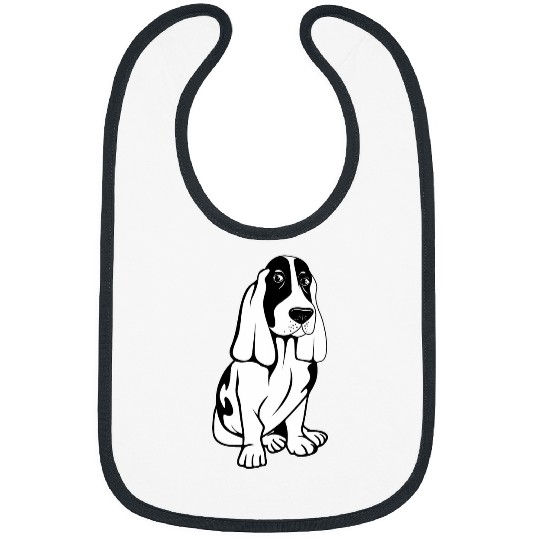Basset Hound Dog Owner Veterinarian Fur Parent Breeder Bibs
