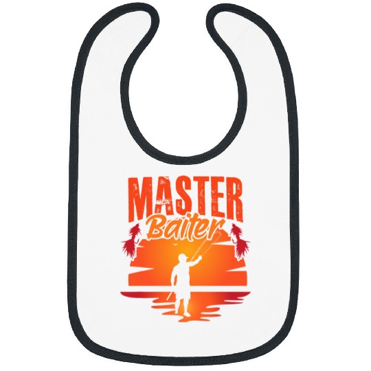 Fishing Master Baiter Fishing Rod Angler Fisher Fish Fisherman Fisher Bibs