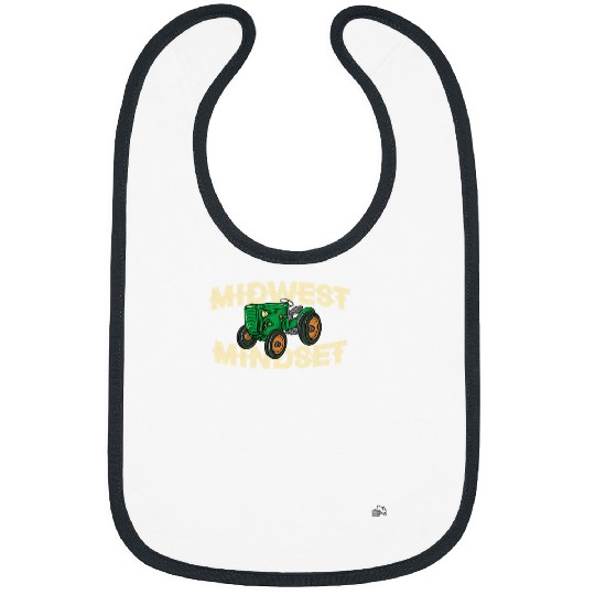Tractor driving Midwest Mindset Tractor Farm Bibs