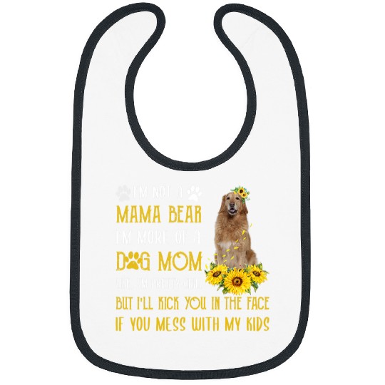 Sunflower Hovawart Mom Mothers Day Dog Mom Women Bibs
