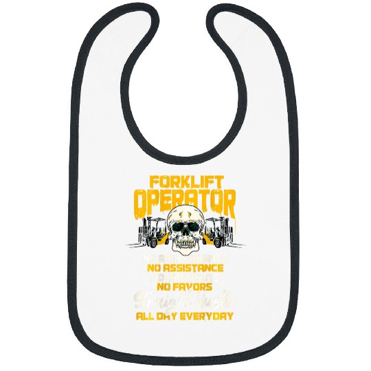 Forklift Operator Design On Back Of Clothing 23 Bibs