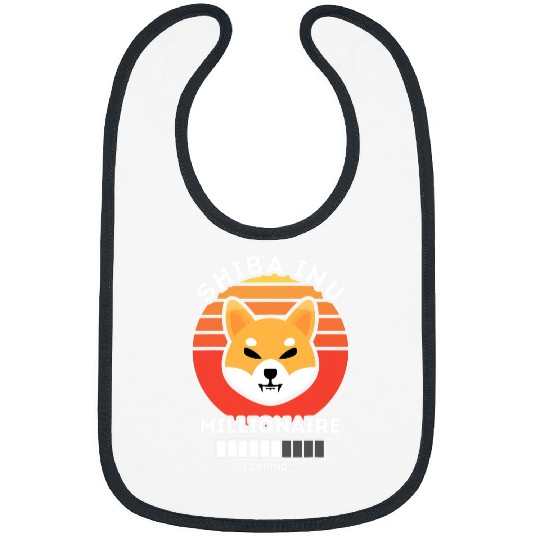 Dog Shiba Inu millionaire Shiba Inu Coin cryptocurrency Bibs