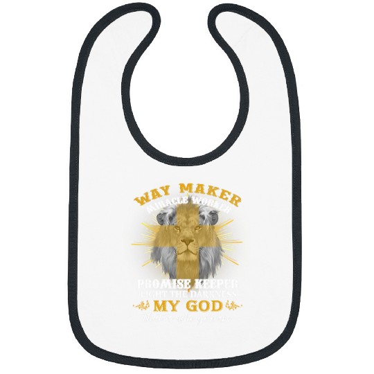 Way Maker Miracle Worker Promise Keeper Light In Darkness 1 Bibs
