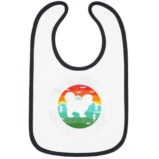 vintages Peekapoo Retro Dog Mom Dad Bibs