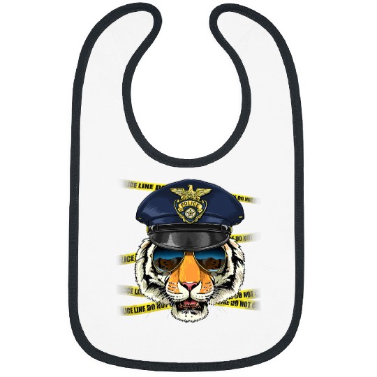 Tiger Gift Police Wildlife Tiger Safari Animal Lover 71 Bibs