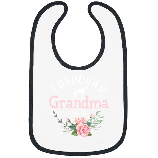 Foxhound Grandma Dog Gifts Womens Cute Dog Lover Christmas Bibs