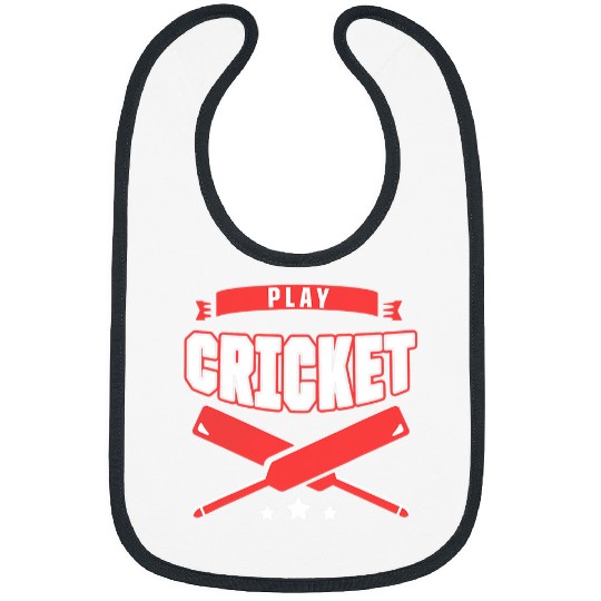 Cricket Fan Play Cricket Player Coachs Team Cricketer Wicket Ball Bibs