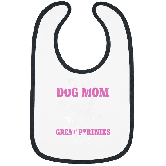 Great Pyrenees Dog Mom Gifts for Women Dog Lover Mothers Day 3 Bibs