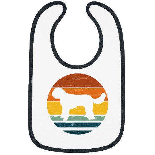 Cavapoo vintages Retro Mom Dad Dog Gift Bibs