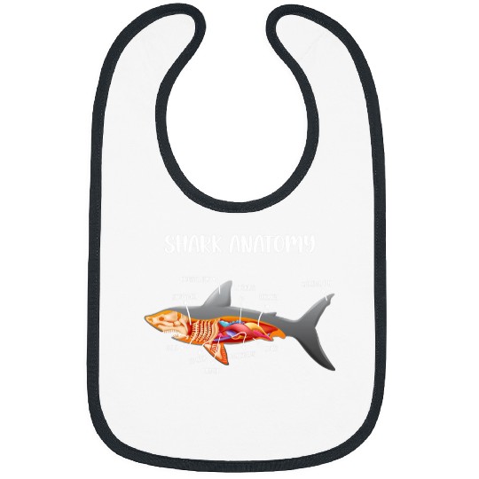 anatomy of a shark anatomical doctor veterinarian medicals Bibs