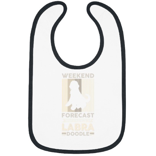 Weekend Forecast 100 Chance Of Labradoodle Dog 3 Bibs