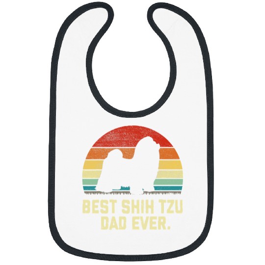 vintages bests Shih Tzu Dad Ever Dog Lover Bibs