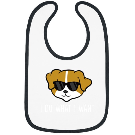 Foxhound Dog I Do What I Want Love Foxhounds Bibs