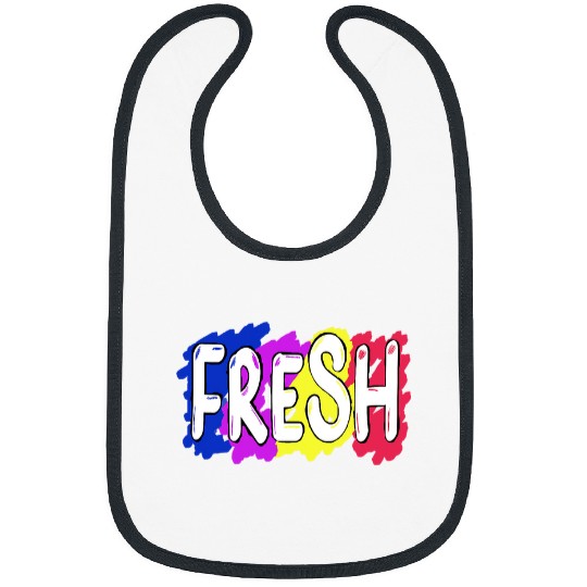 Urban Style Rap RB vintages Retro Fresh Graffiti Design Gift Bibs