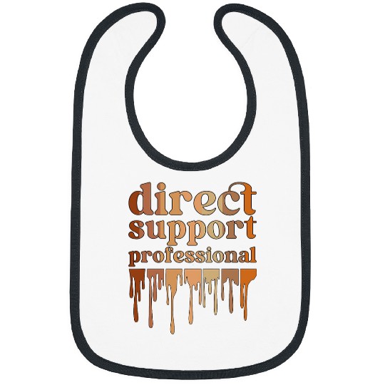 Black Direct Support Professional African American Melanin Bibs