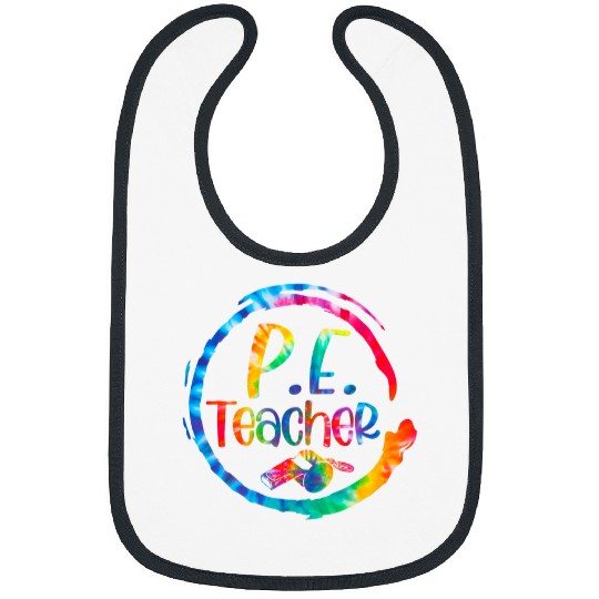Tie Dye PE Physical Education Teacher Back To School Bibs