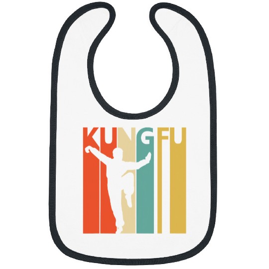 Retro 1980s Kung Fu Martial Arts Bibs