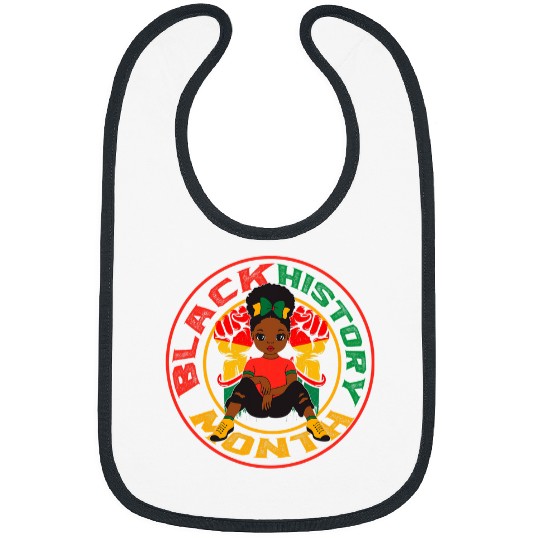 Black History Month BHM Melanin Queen Afrocentric Fist Bibs