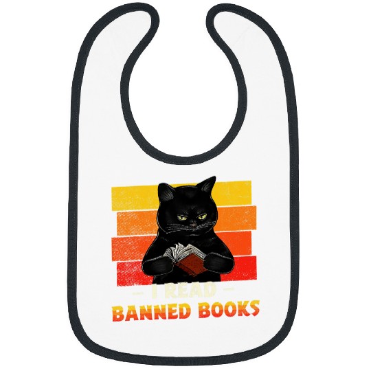 Reading Book I Read Banned Books Week Librarian Freadom Reader Nerd Men 2 Reader Bibs
