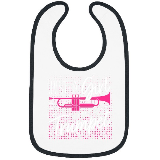 Trumpet Lover Girl Trumpet Player Women Trumpeter Bibs