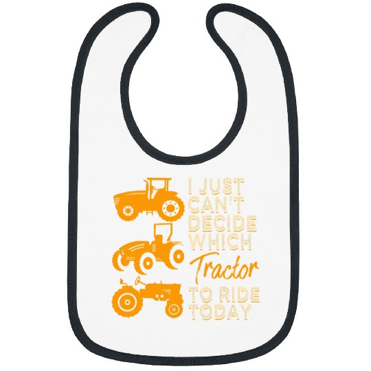 Tractor driving Farming Farm Tractor Agriculture Harvester Cultivator Farmer 7 Bibs