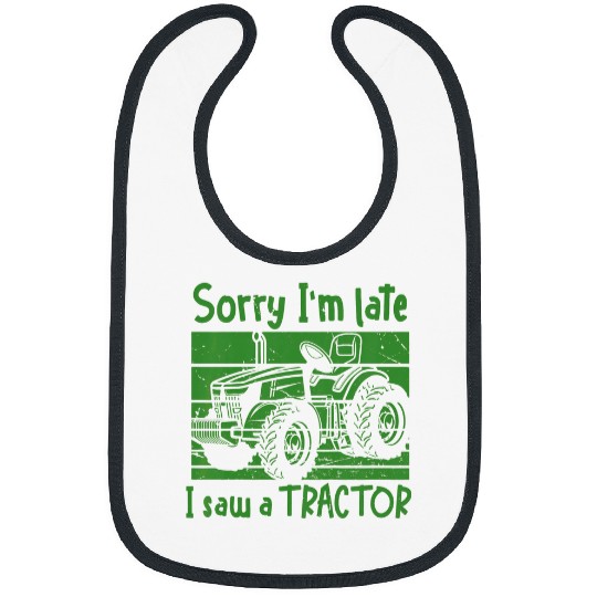 Tractor driving Kids Young Farmer Funny Tractor Secret Boss Of The Farm Bibs