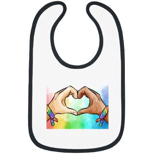 LGBT Pride Rainbow Love Pride Month 354 Gay LGBTQ Bibs