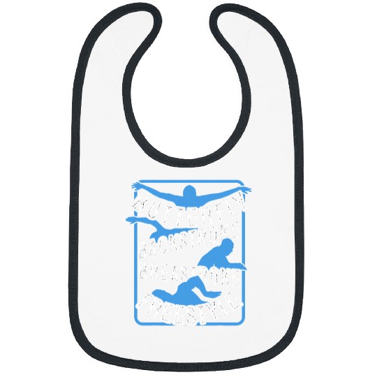 Swimming Pool Gift For Swimmers Youth Adult at Sea Lake 2 Bibs
