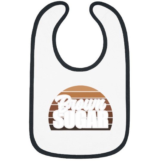 Black History Month Black Queen Afro Women Brown Sugar Bibs