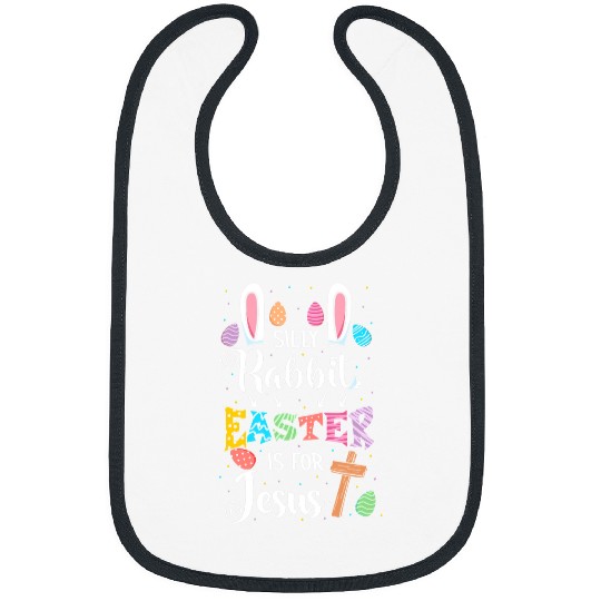Rabbits Easter Rabbit Bunny Celebration Egg Hunting Festival Bibs