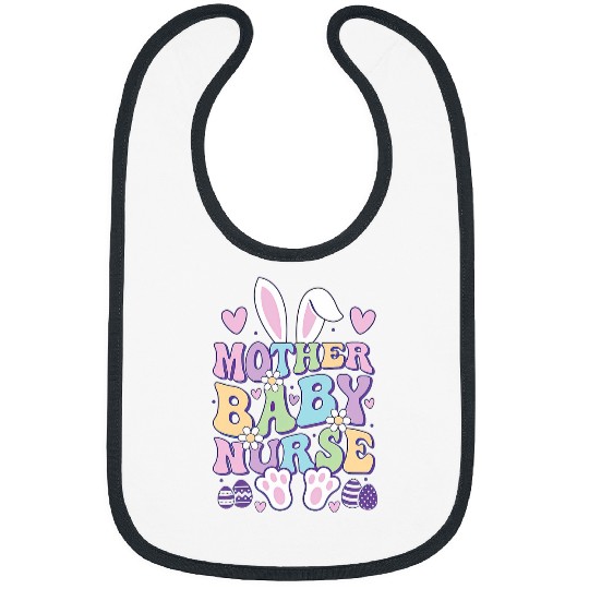 Happy Easter Day Mother Baby nurses Bibs