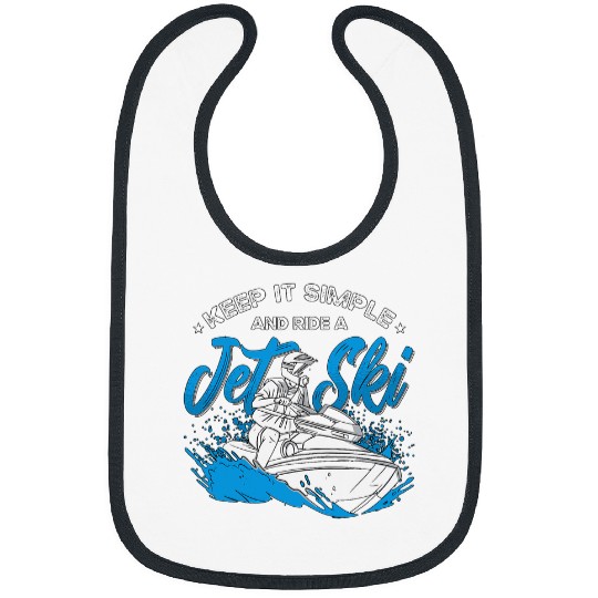 Surf Life LiSkiing Ski Keep It Simple And Ride Jetski Loves Water Sports Jet Skiingfe Begins At 20 Knots vintages Sunset Beach Kite Surfing Bibs