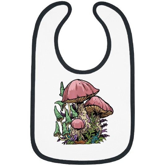 Mushroom Gift Cottagecore Mushrooms Fungus Fungi Mycologist Mushroom Lover83 Bibs