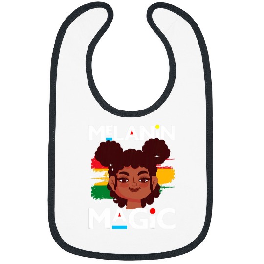 Black History Month Girl Melanin Toddler Girls Blackity Fun 3 Bibs